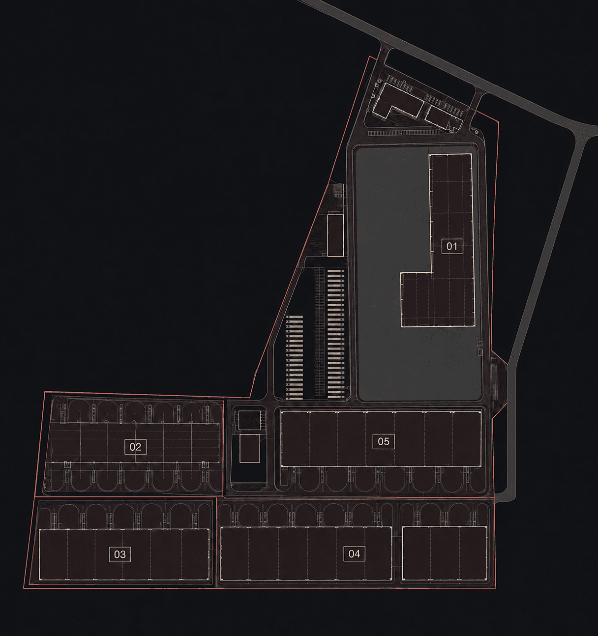 Генплан парка MEGA UNITS